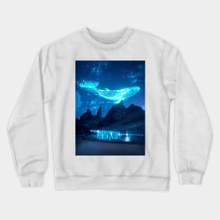 Cosmic Whale Crewneck Sweatshirt